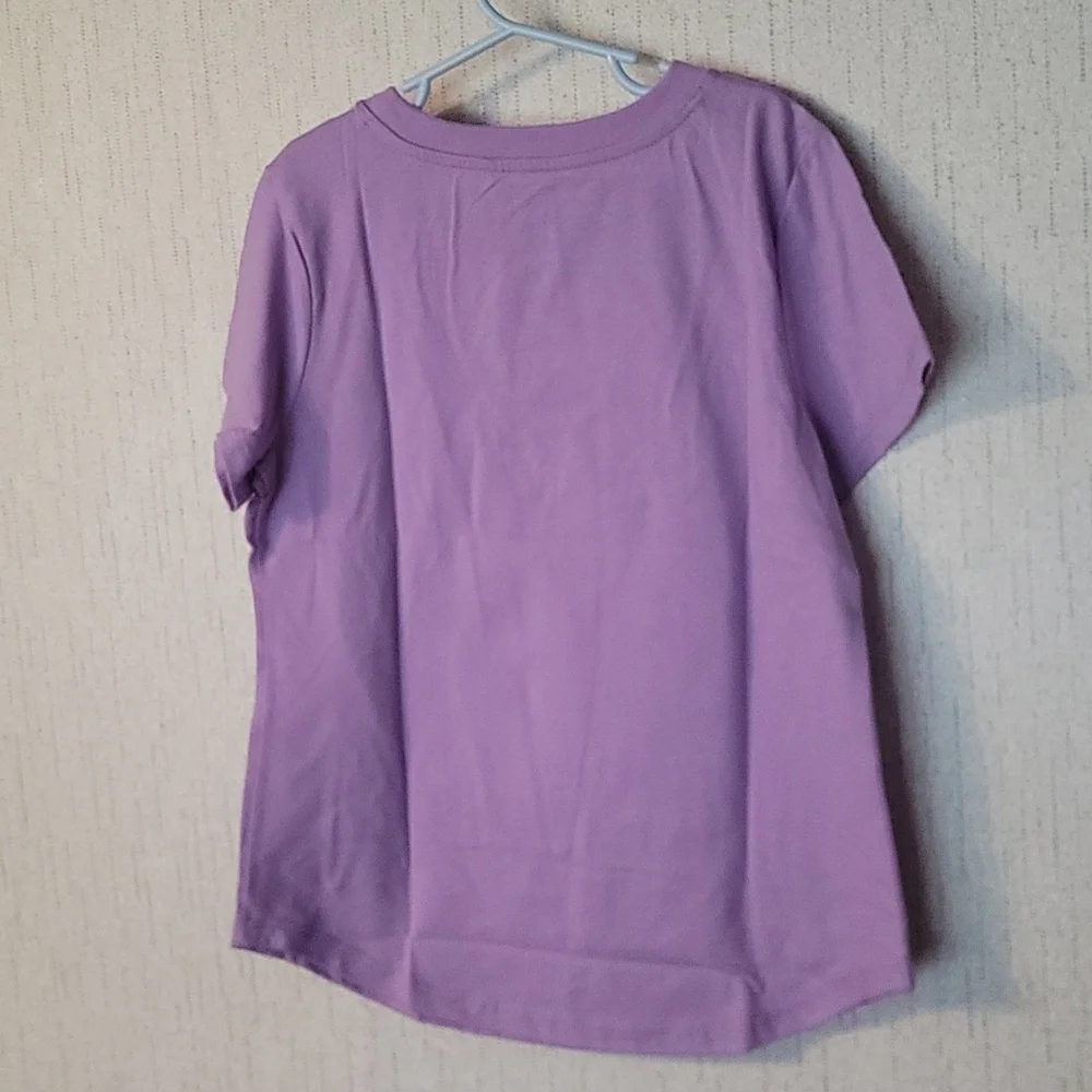NICKELODEON GIRLS JOJO SIWA GRAPHIC TEE: PURPLE: NWT: SZ L_5